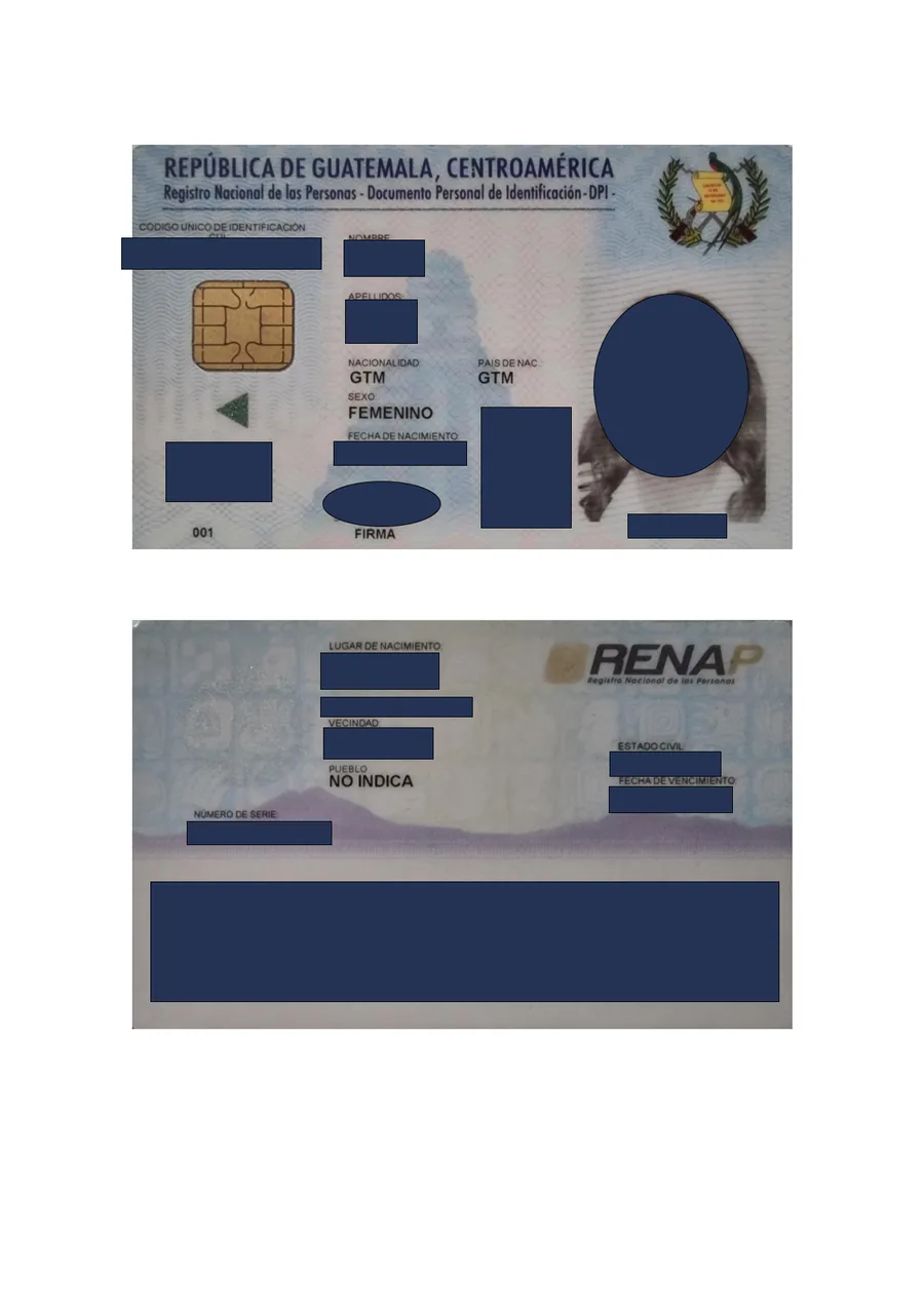 Documento de identificación